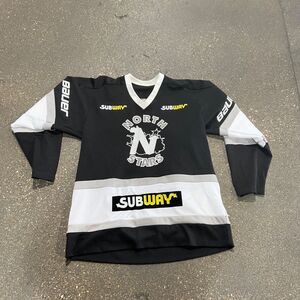 VTG NHL Minnesota North Stars Native Chippewa NORTEX Subway Jersey XL